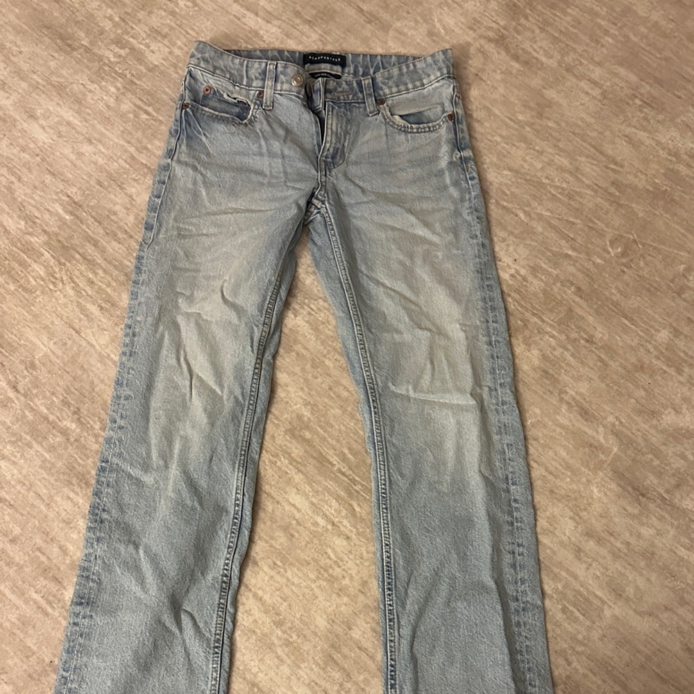 Aeropostale Light Blue Low Rise Baggy Jeans